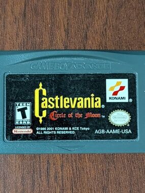 Castlevania: Circle of the Moon - Game Boy Advance Cartridge